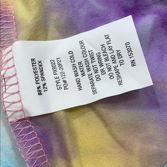 << Tye Dye Biker Shorts >> - Picture 4 of 7